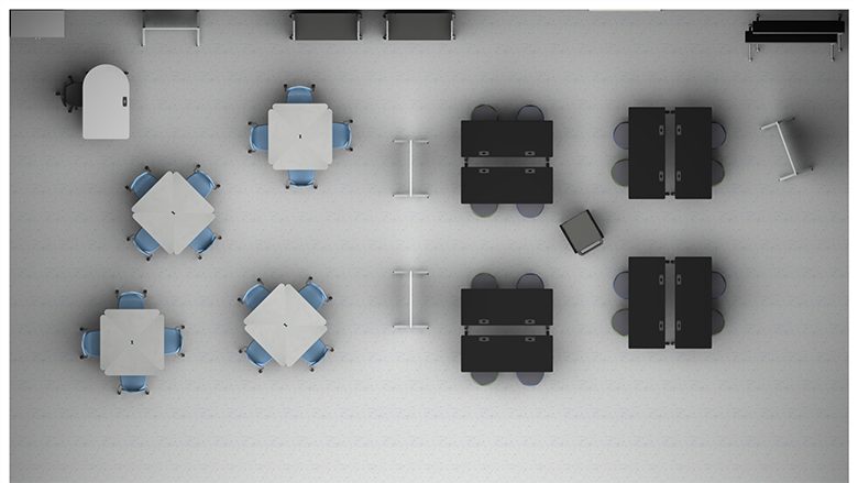 Flipped Learning Classroom - Plan View